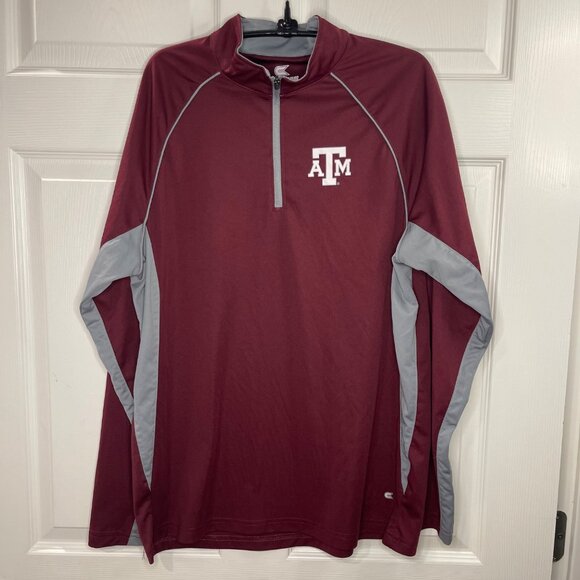 Colosseum Quarter Zip Pullover Women's Size Large Texas A&M Aggies Long Sleeves - Picture 2 of 11